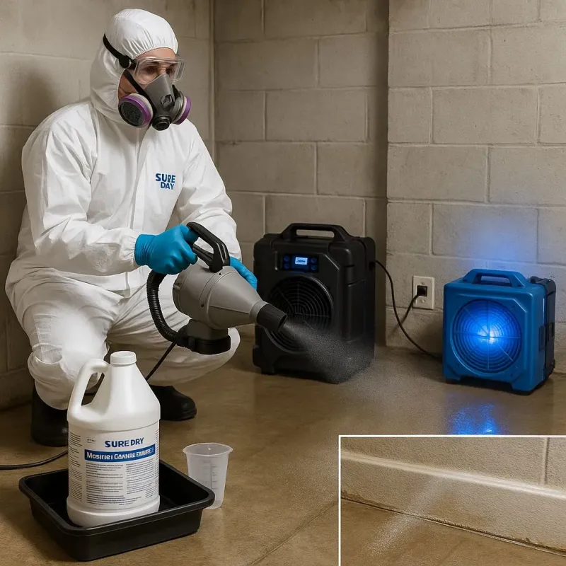 Sanitization and Odor Removal process in Lantana, TX