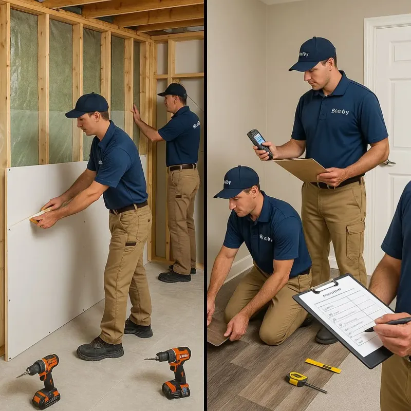 Repairs and Reconstruction process in Lantana, TX