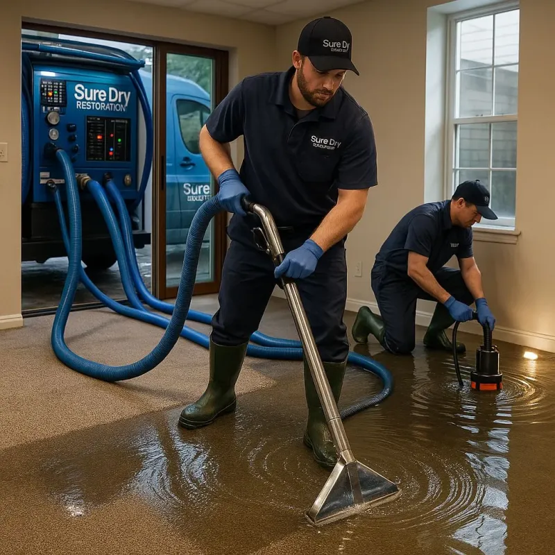 Water Extraction and Removal process in Lantana, TX